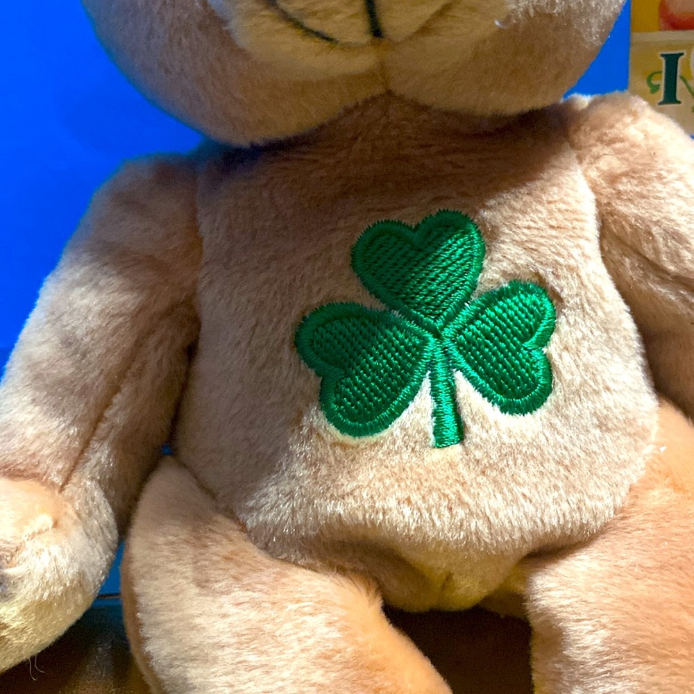 I Love Ireland Teddy Bear Plush Imported Dublin Ireland Carrol’s Irish Gifts 8” - Picture 9 of 15